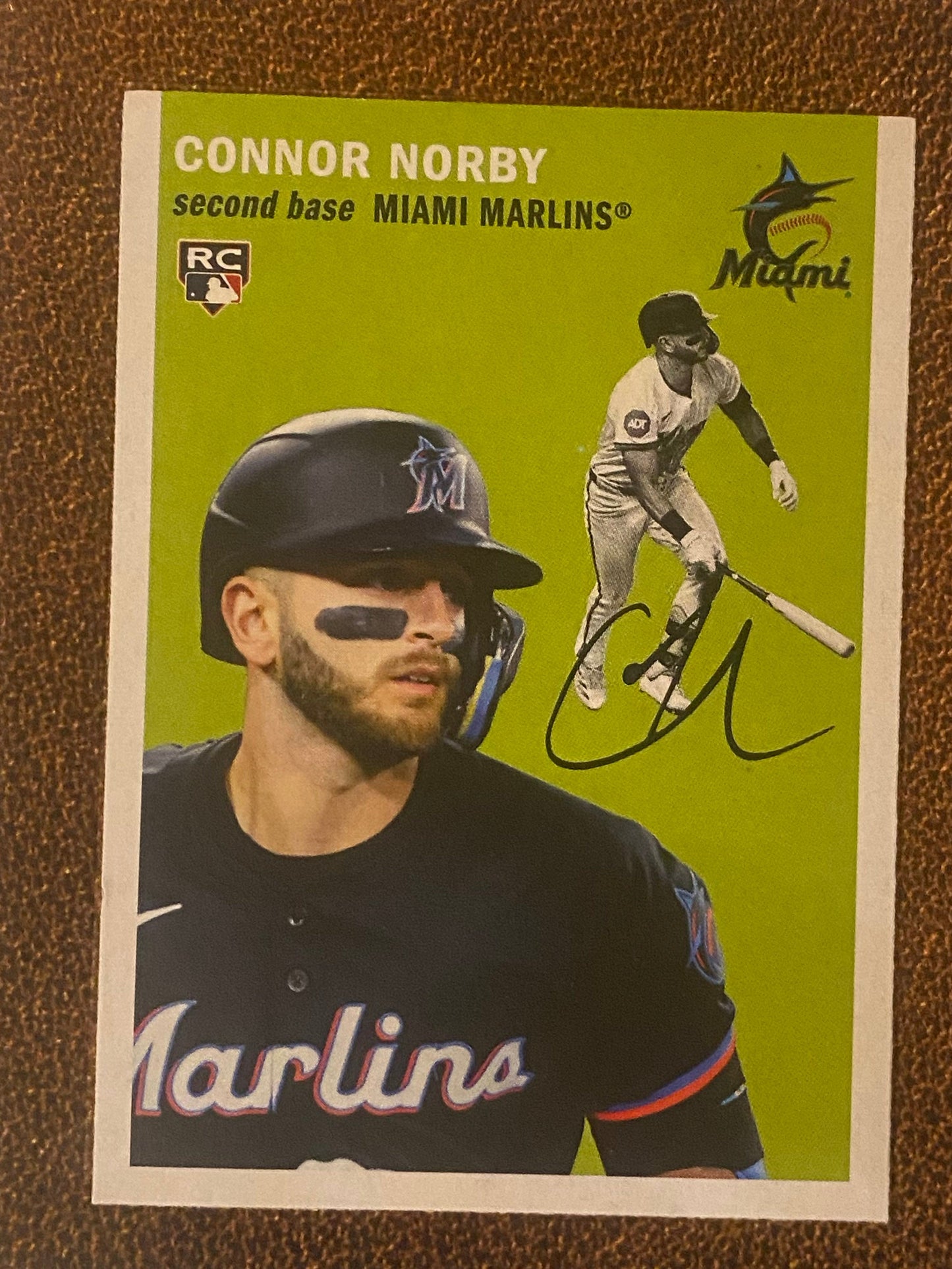 Connor Norby - 2025 Topps Heritage - 25th Anniversary Insert - Marlins