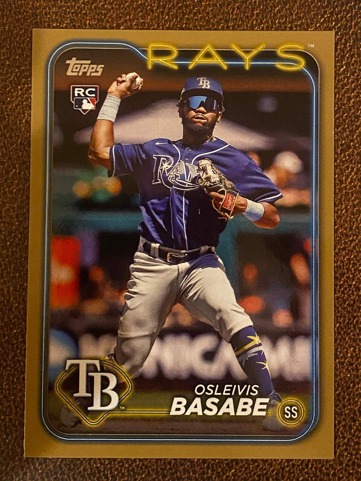 Basabe Rays Osleivis Basabe - 2024 Topps Series 2 - Gold /2024 - Rays – Western NY ...