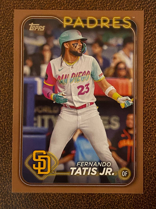 Fernando Tatis Jr. - 2024 Topps Series 1 - Gold /2024 - Padres