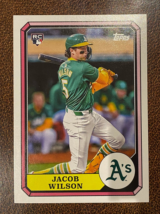 Jacob Wilson - 2025 Topps Archives - Boardwalk Insert - Athletics