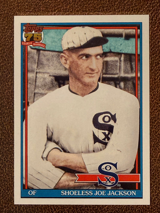 Shoeless Joe Jackson - 2026 Topps Series 1 - 1991 Insert - White Sox
