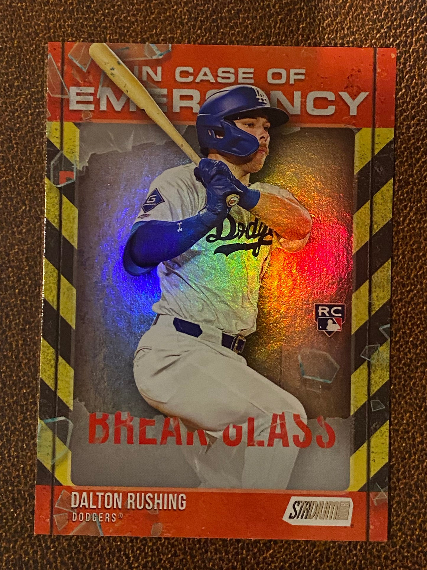 Dalton Rushing - 2025 Topps Stadium Club - Break Glass Insert - Dodgers