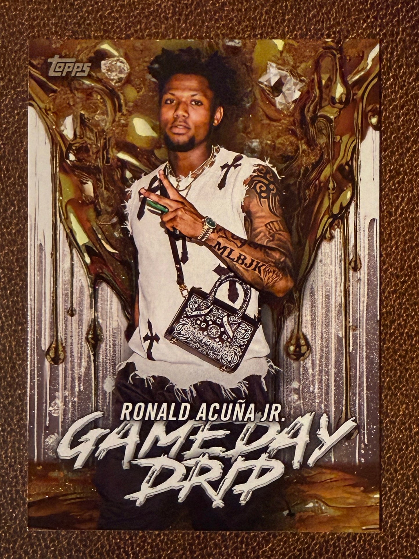 Ronald Acuna Jr. - 2026 Topps Series 1 - Gameday Drip Insert - Braves