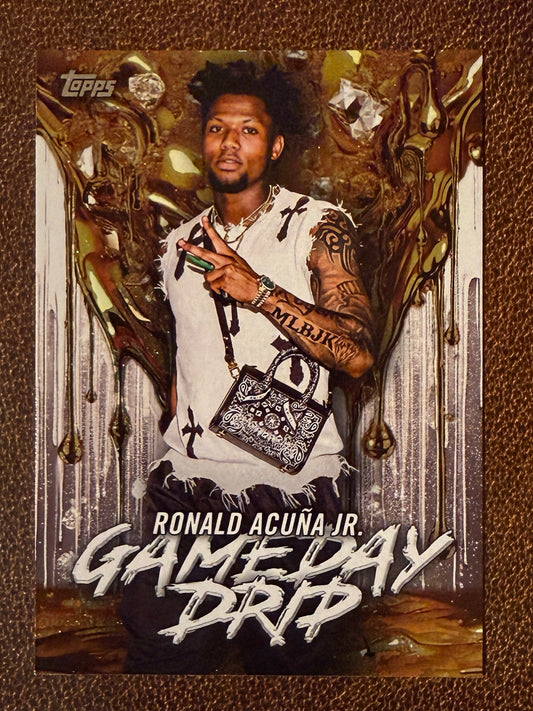 Ronald Acuna Jr. - 2026 Topps Series 1 - Gameday Drip Insert - Braves
