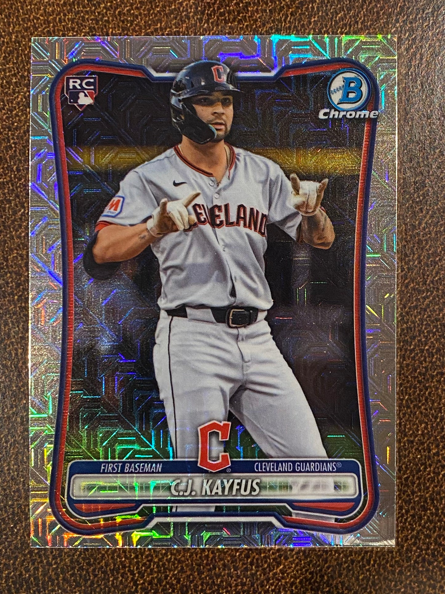 C.J. Kayfus - 2026 Bowman - Rookie MOJO Refractor - Guardians