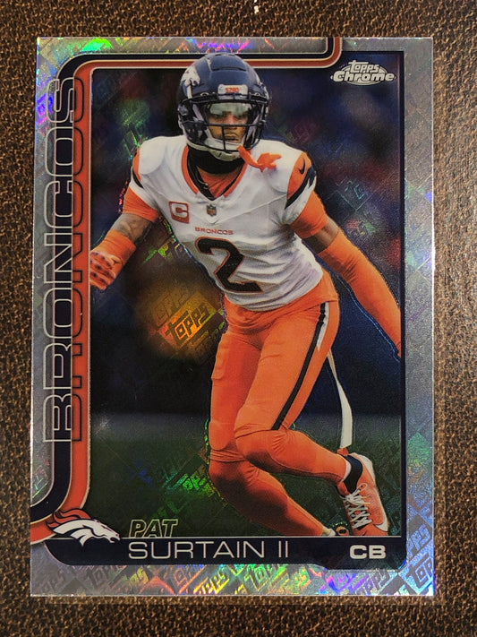 Pat Surtain II - 2025 Topps Chrome - Topps Foil - Broncos