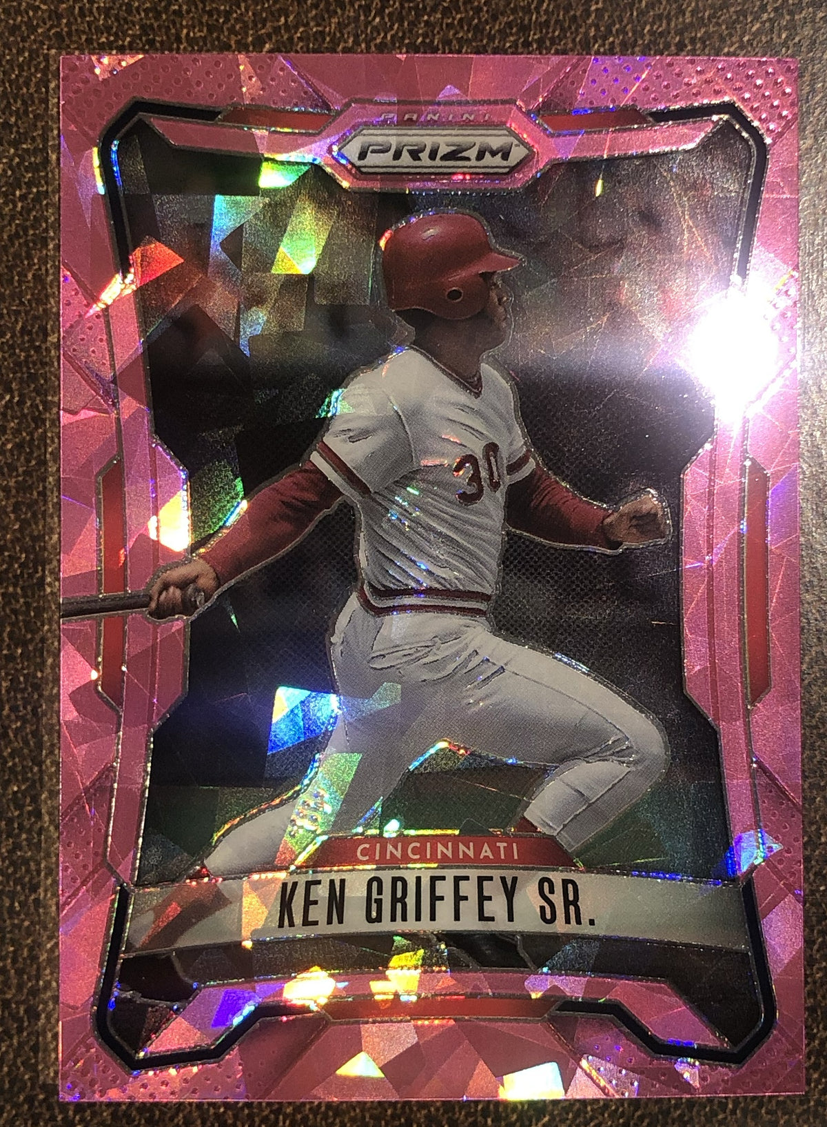 Ken Griffey Sr. - 2026 Panini Prizm - Pink Ice - Reds