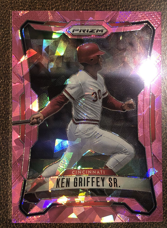 Ken Griffey Sr. - 2026 Panini Prizm - Pink Ice - Reds