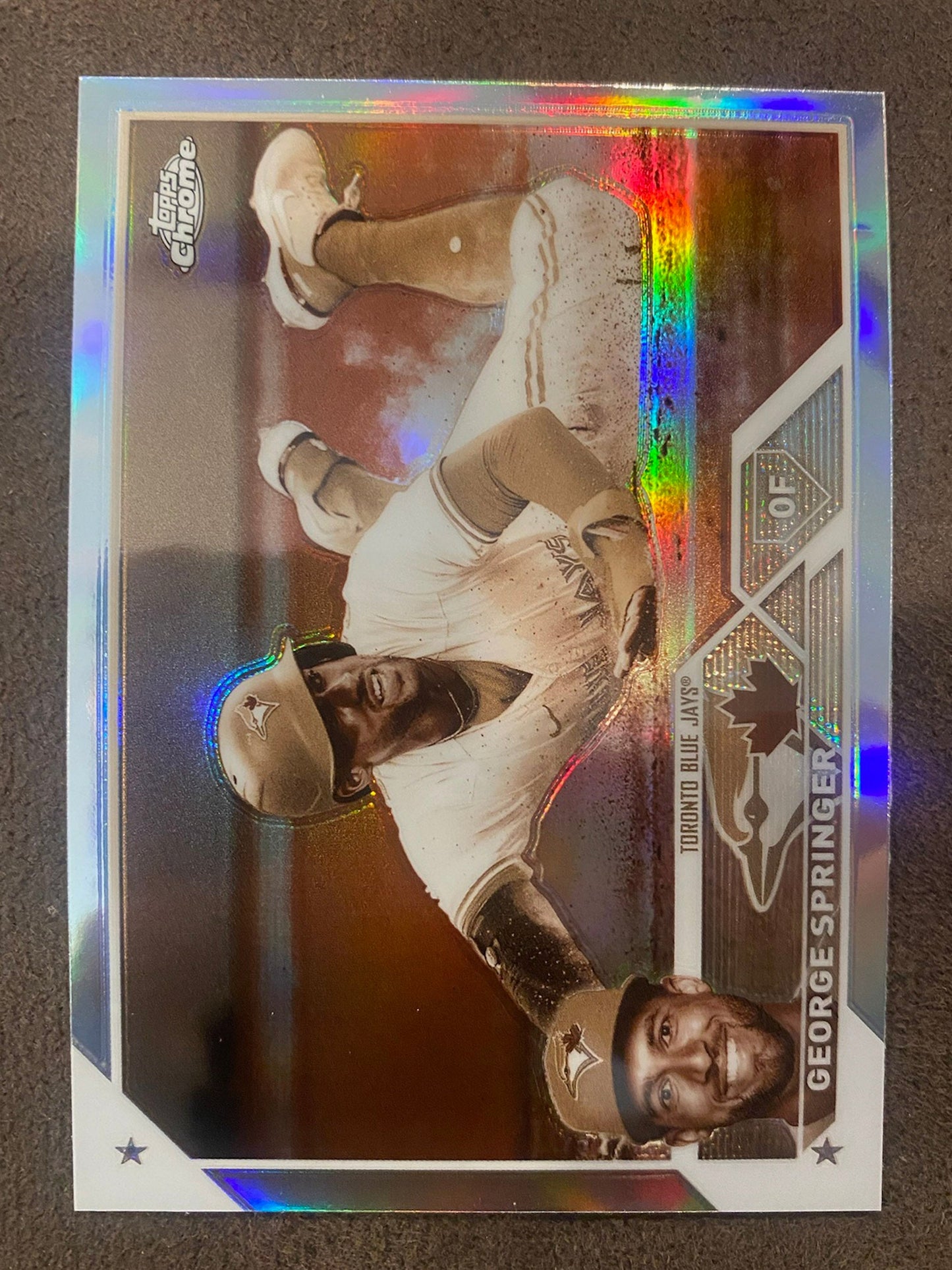 George Springer - 2023 Topps Chrome - Sepia Refractors - Blue Jays