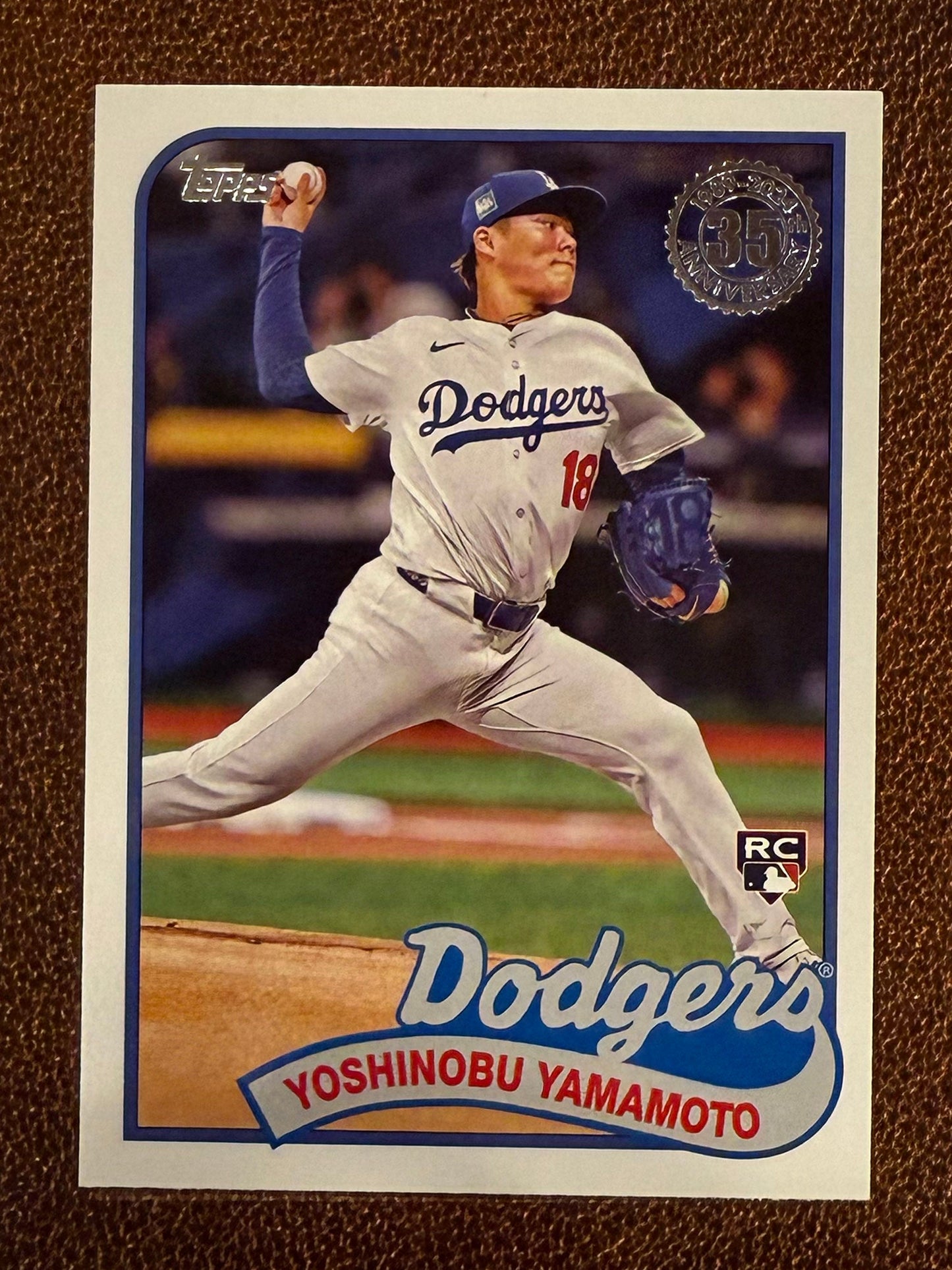 Yoshinobu Yamamoto - 2024 Topps Update - 1989 Insert - Dodgers