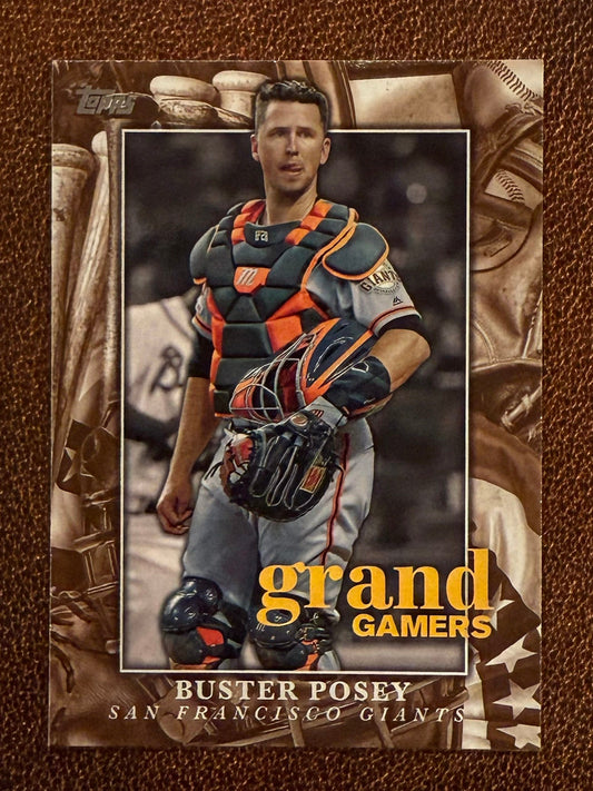 Buster Posey - 2024 Topps Series 1 - Grand Gamers - Giants