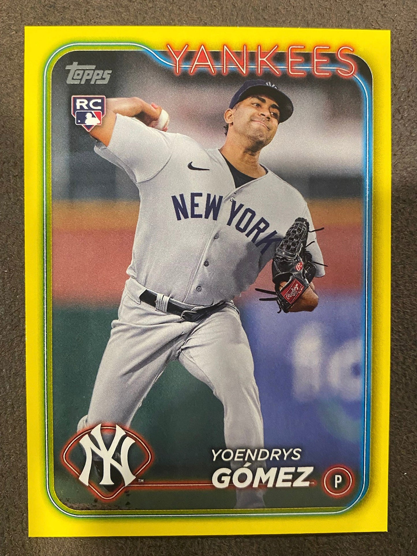 Yoendrys Gomez - 2024 Topps Series 2 - Yellow Parallels - Yankees