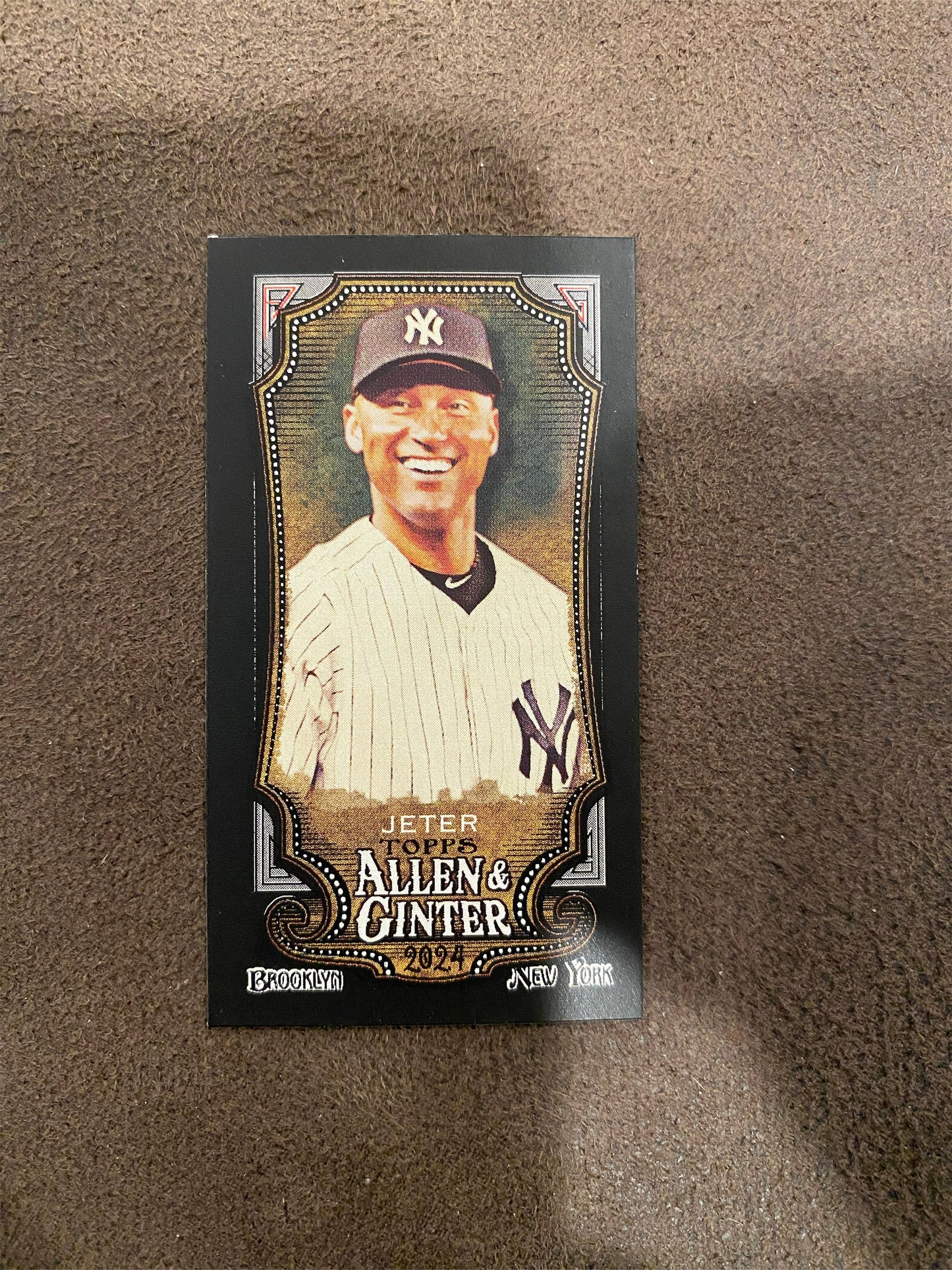 Derek Jeter - 2024 Allen & Ginter - Mini Black Border - Yankees