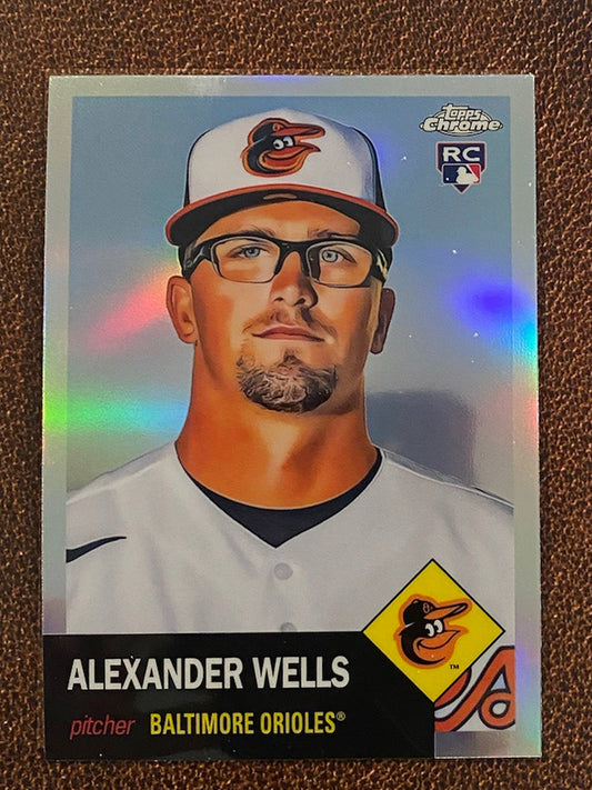 Alexander Wells - 2022 Topps Chrome Platinum Anniversary - Refractor - Orioles