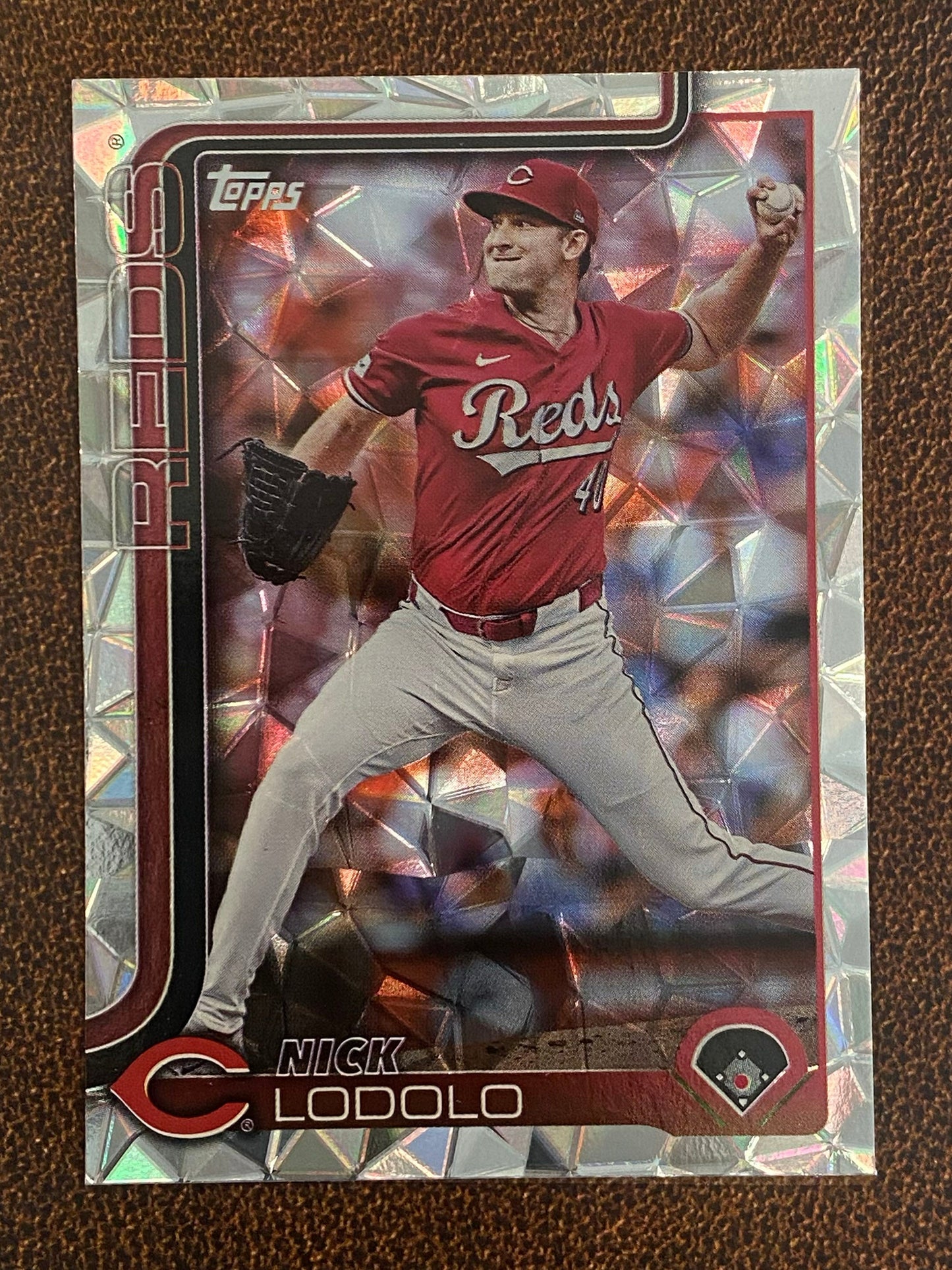 Nick Lodolo - 2025 Topps Series 1 - Diamante - Reds