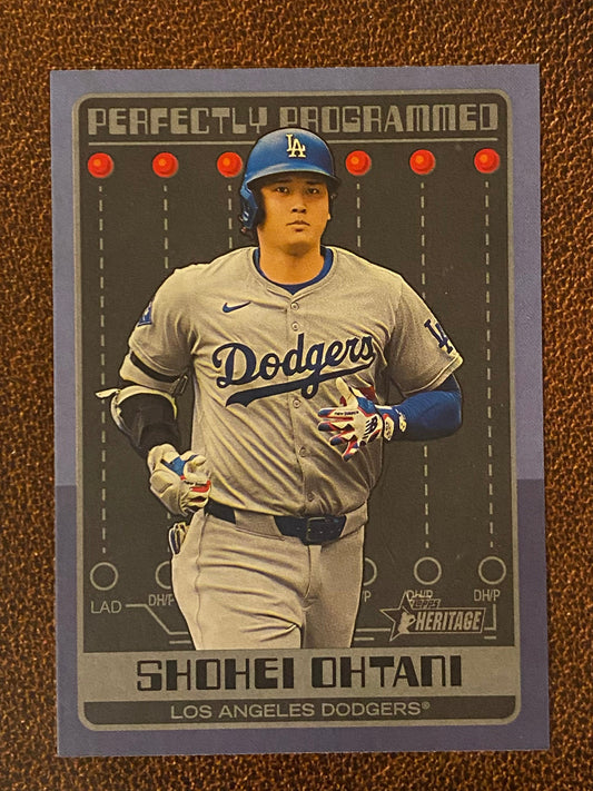 Shohei Ohtani - 2024 Topps Heritage High Number - Perfectly Programmed - Angels
