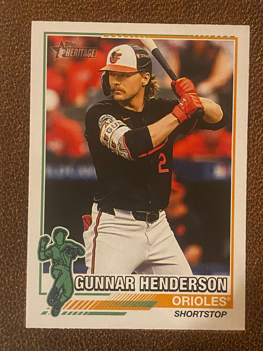 Gunnar Henderson - 2025 Topps Heritage - Redefined Insert - Orioles