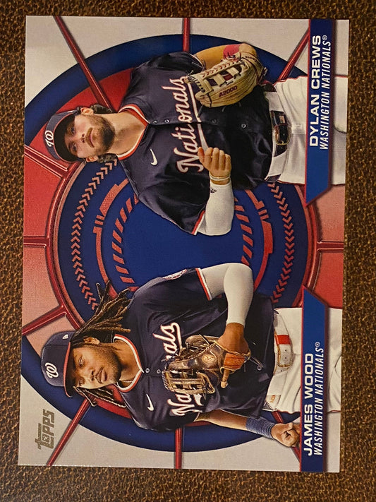 Dylan Crews/James Wood - 2025 Topps Series 2 - Dynamic Duo Insert - Nationals
