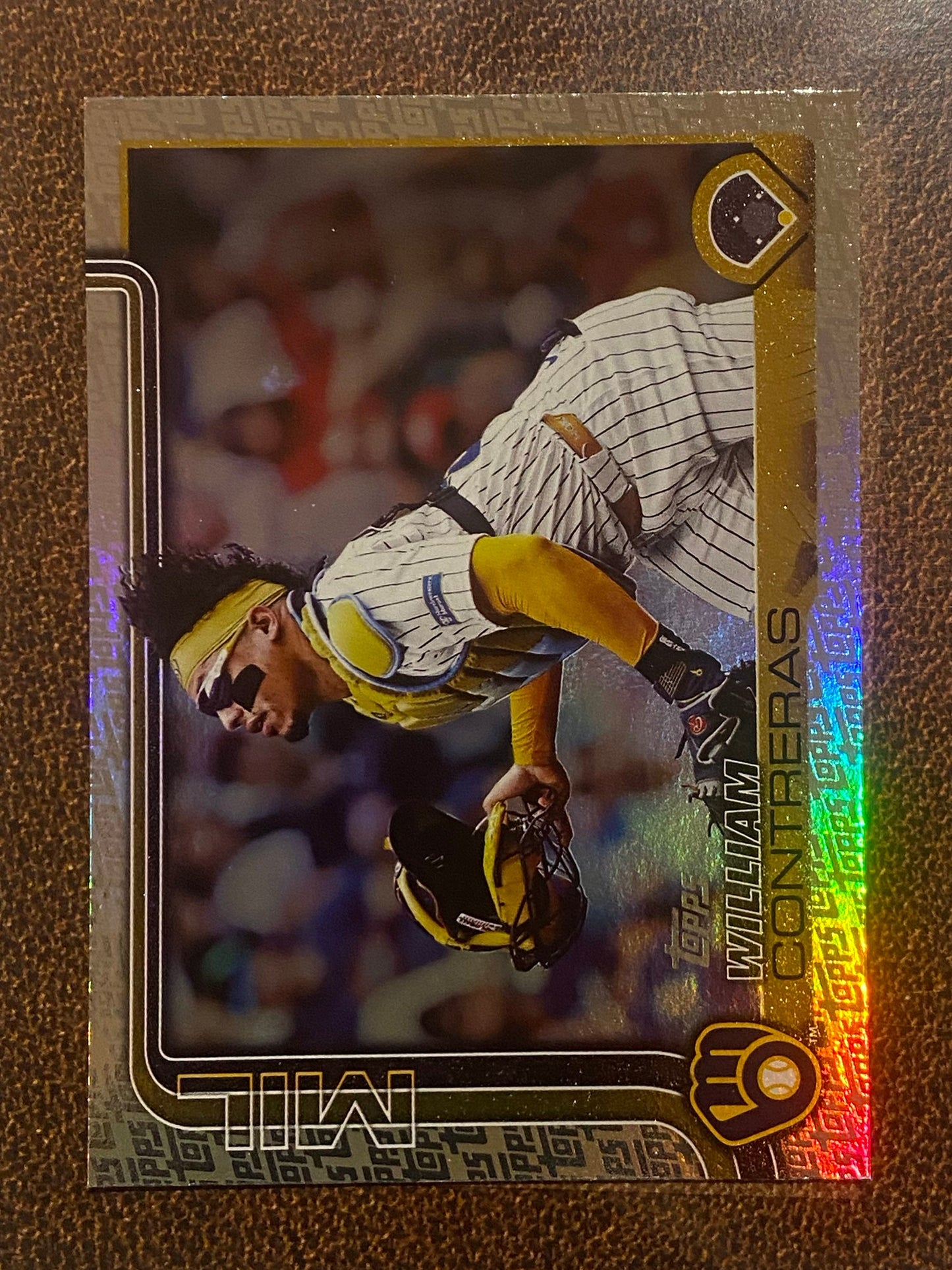 William Contreras - 2025 Topps Series 2 - Fanatics Exclusive Topps Foil Border - Brewers