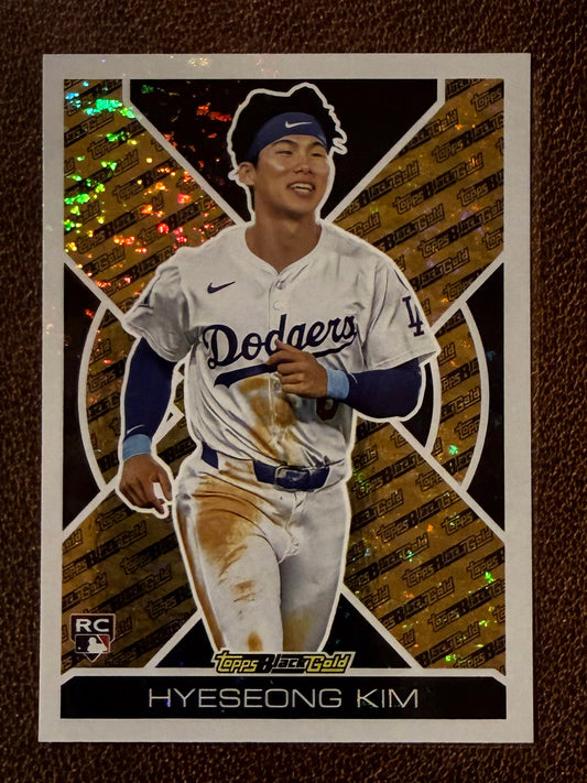 Hyeseong Kim - 2025 Topps Update - Black Gold Insert - Dodgers