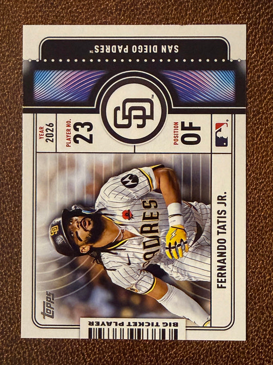 Fernando Tatis Jr. - 2026 Topps Series 1 - Big Ticket Player Insert - Padres