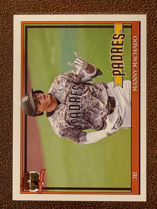 Manny Machado - 2026 Topps Series 1 - 1991 Insert - Padres