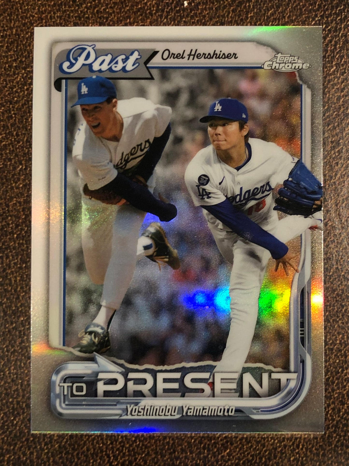 Yoshinobu Yamamoto - 2026 Topps Chrome - Past to Present Insert - Dodgers