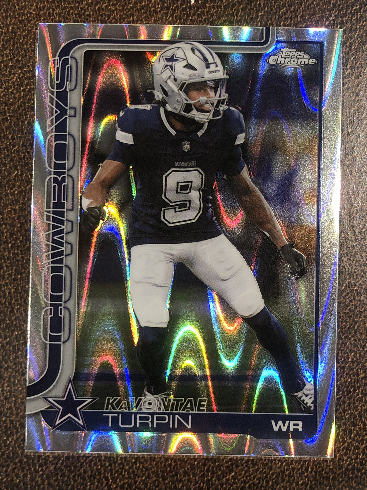KaVontae Turpin - 2025 Topps Chrome - Raywave Refractor - Cowboys