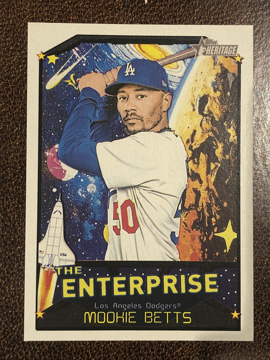 Mookie Betts - 2026 Topps Heritage - The Enterprise - Dodgers