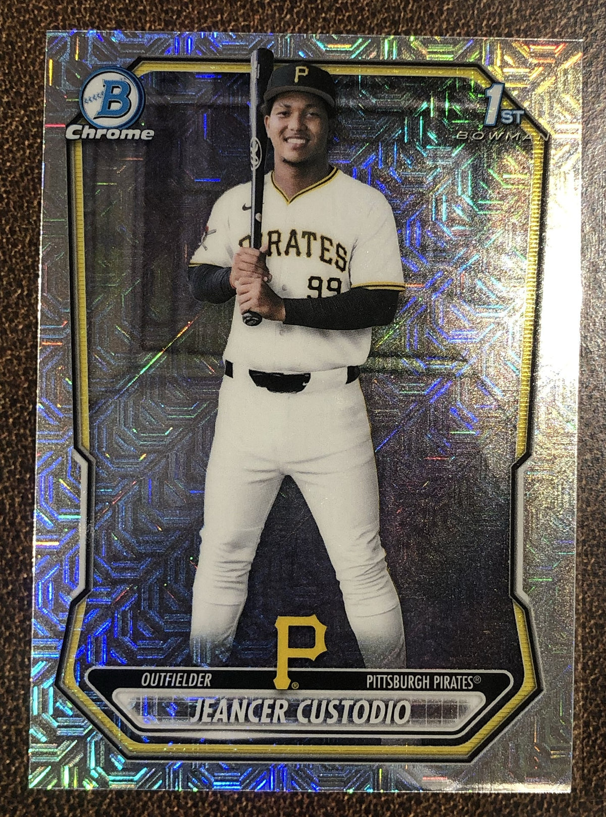 Jeancer Custodio - 2026 Bowman Chrome - 1st Bowman MOJO - Pirates