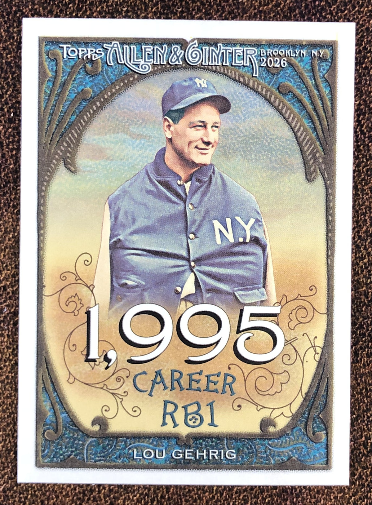 Lou Gehrig - 2026 Topps Allen & Ginter - Career Insert - Yankees