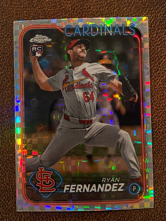 Ryan Fernandez - 2024 Topps Chrome Update - XFractor - Cardinals