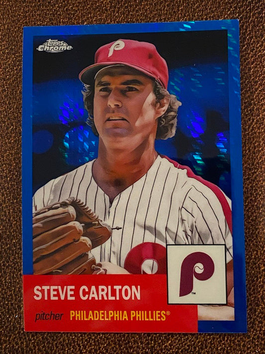 Steve Carlton - 2022 Topps Chrome Platinum Anniversary - Blue Prism - Phillies