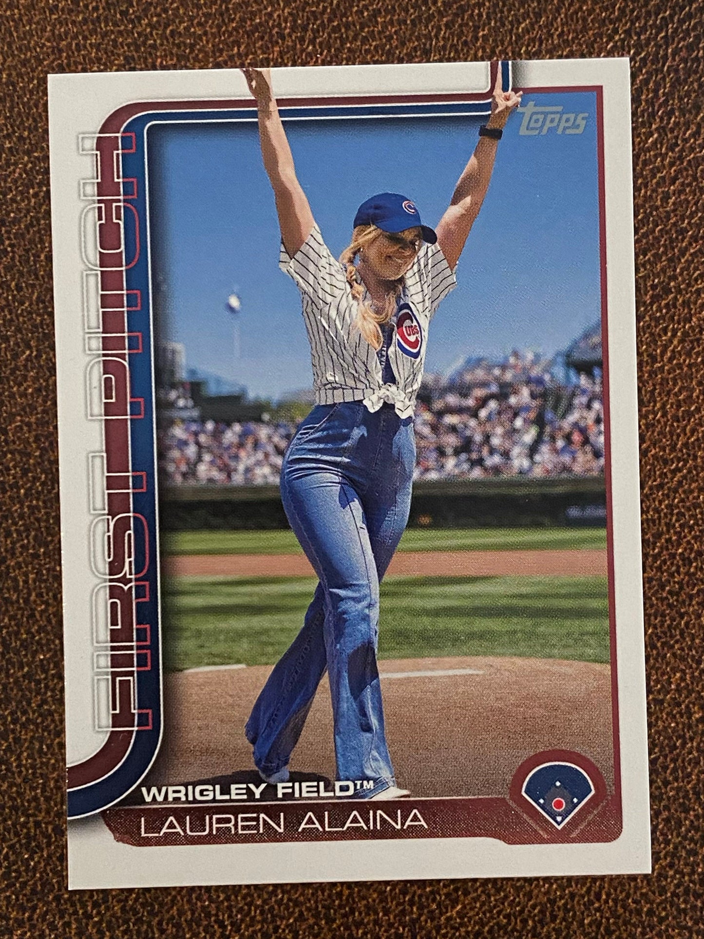 Lauren Alaina - 2025 Topps Series 1 - First Pitch - Cubs