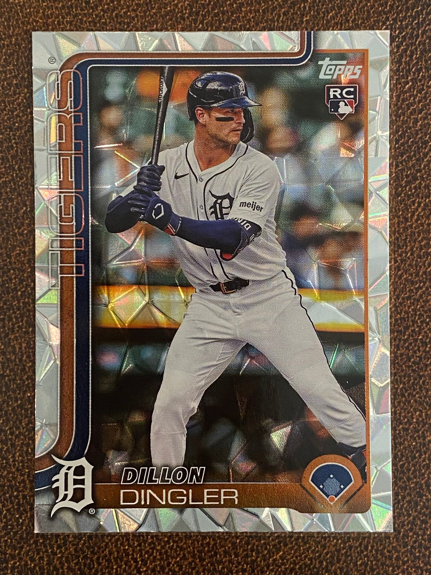 Dillon Dingler - 2025 Topps Series 1 - Diamante - Tigers