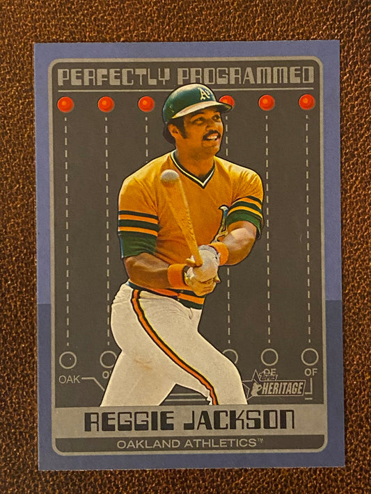 Reggie Jackson - 2024 Topps Heritage High Number - Perfectly Programmed - Athletics