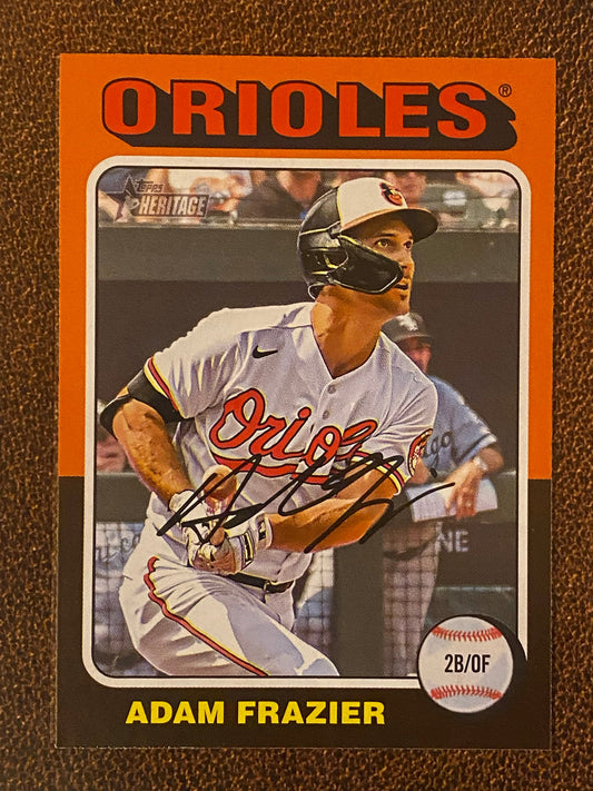 Adam Frazier - 2024 Topps Heritage - Low Number Short Prints - Orioles