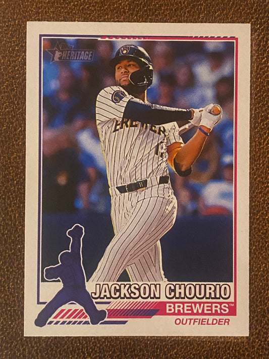 Jackson Chourio - 2025 Topps Heritage - Redefined Insert - Brewers