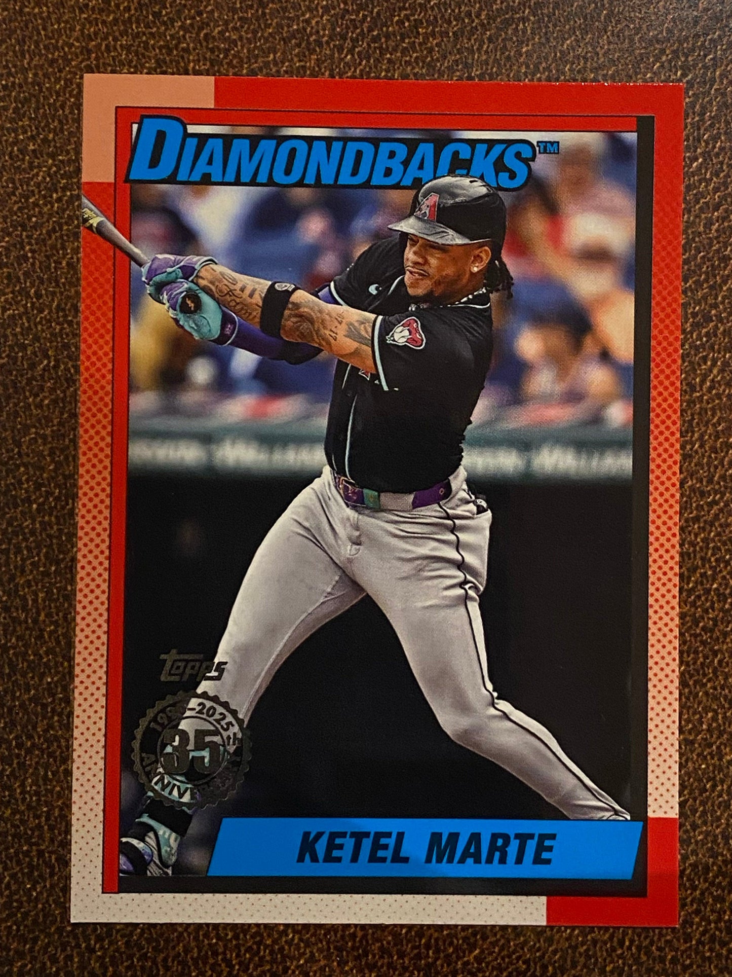 Ketel Marte - 2025 Topps Series 2 - 1990 Insert - Diamondbacks