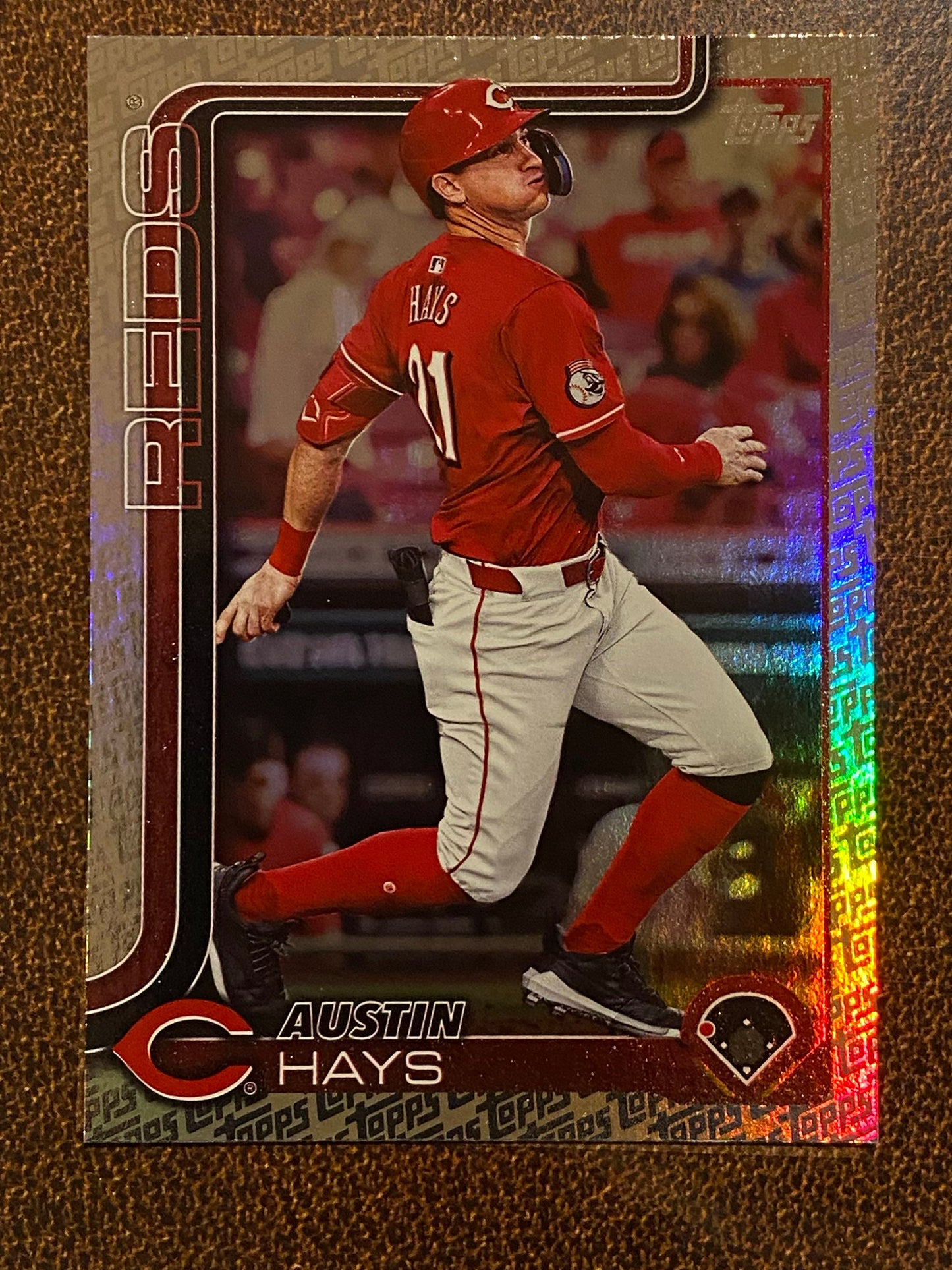 Austin Hays - 2025 Topps Series 2 - Fanatics Exclusive Topps Foil Border - Reds