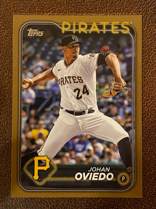 Johan Oviedo - 2024 Topps Series 1 - Gold /2024 - Pirates