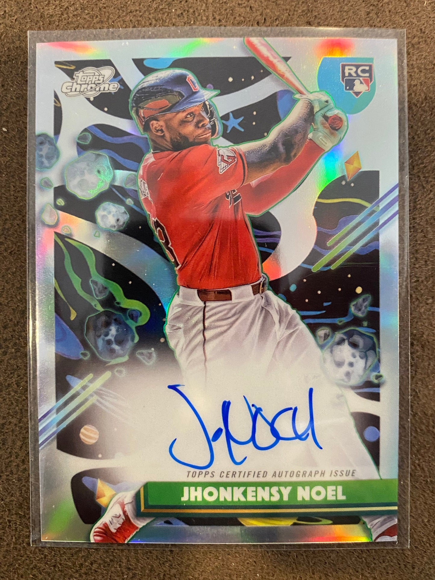 Jhonkensy Noel - 2025 Topps Chrome Cosmic - Refractor AUTO - Guardians