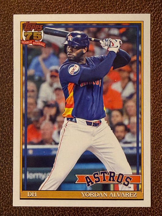 Yordan Alvarez - 2026 Topps Series 1 - 1991 Insert - Astros