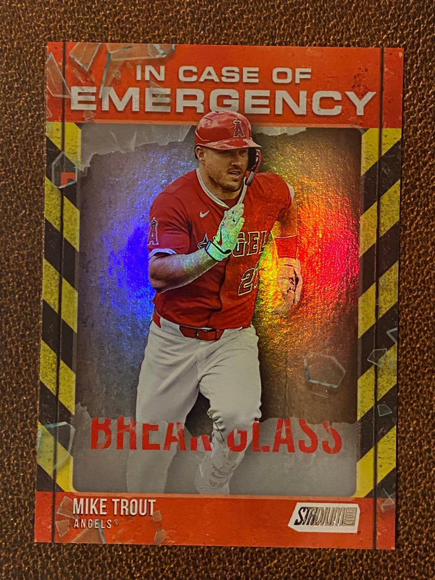 Mike Trout - 2025 Topps Stadium Club - Break Glass Insert - Angels