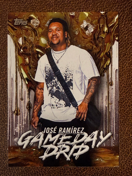Jose Ramirez - 2026 Topps Series 1 - Gameday Drip Insert - Guardians