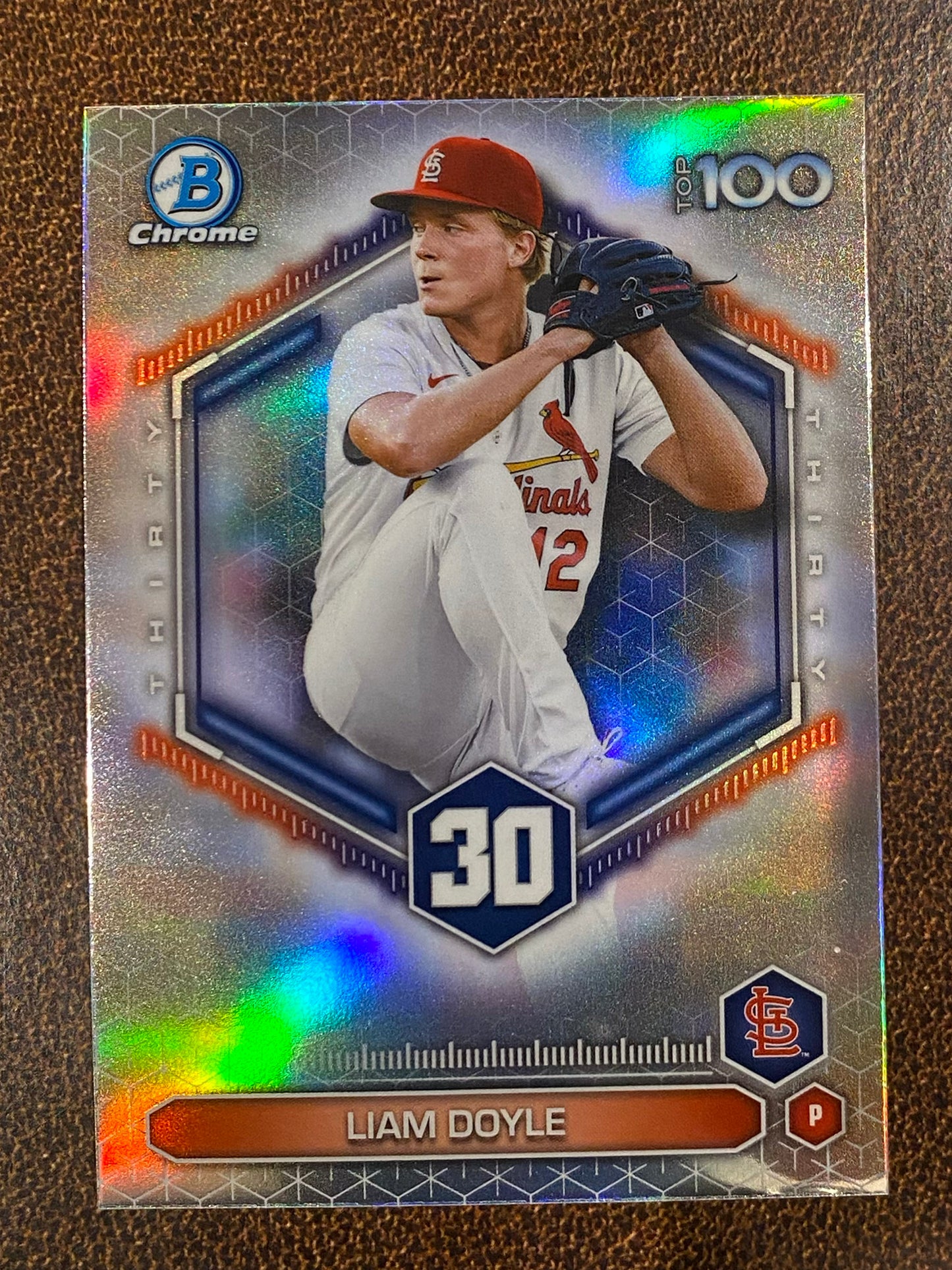 Liam Doyle - 2026 Bowman - Scouts Top 100 Insert - Cardinals