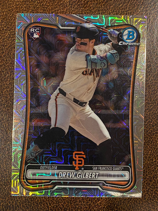 Drew Gilbert - 2026 Bowman - Rookie MOJO Refractor - Giants