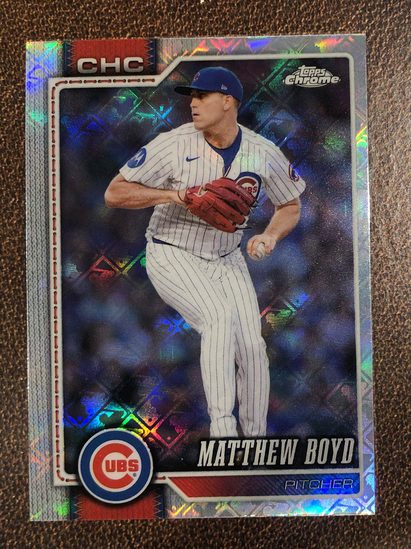 Matthew Boyd - 2026 Topps Chrome Logofractor - Base Logofractor - Cubs