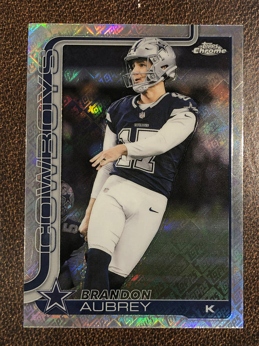 Brandon Aubrey - 2025 Topps Chrome - Topps Foil - Cowboys