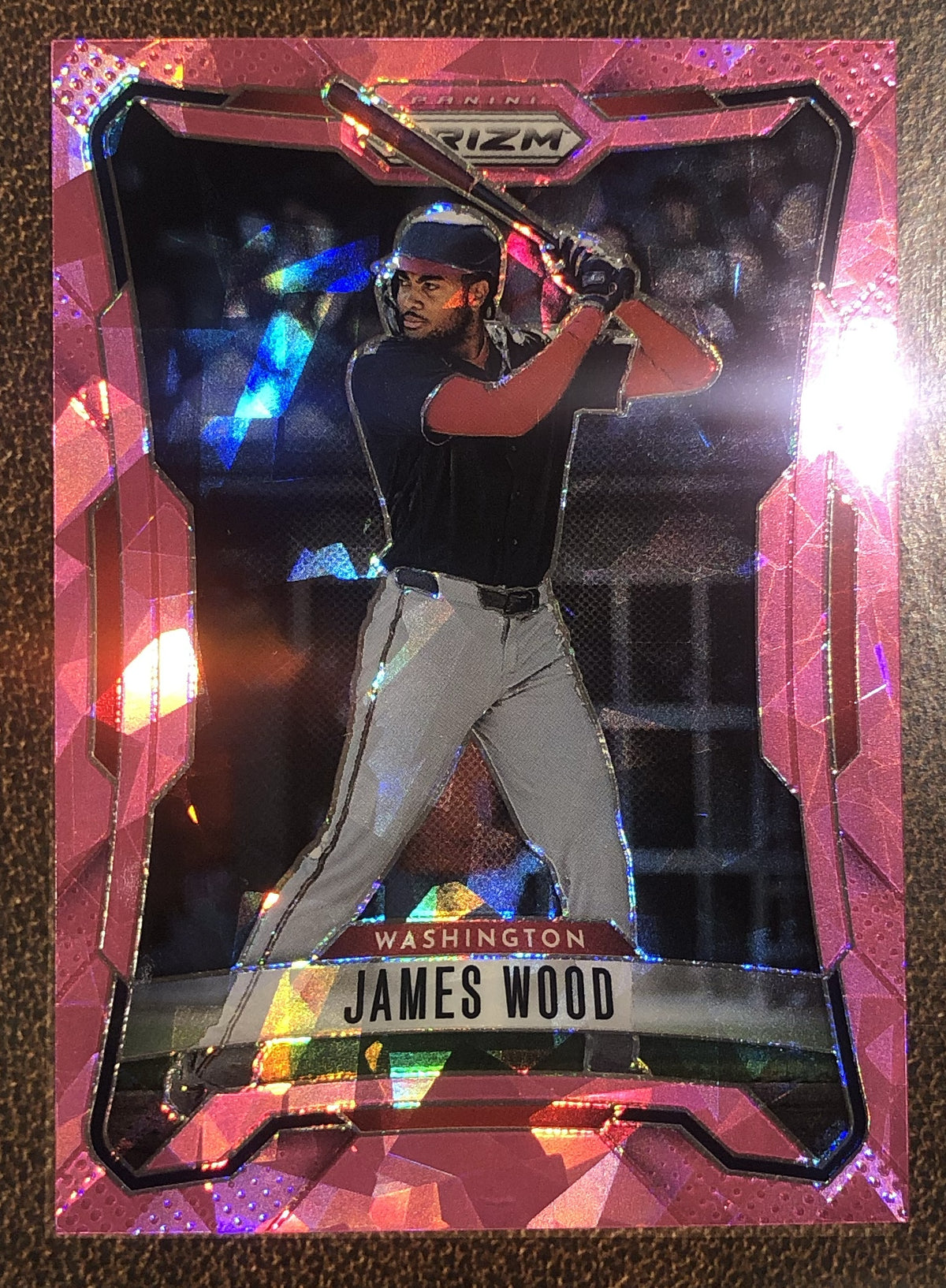 James Wood - 2026 Panini Prizm - Pink Ice - Nationals